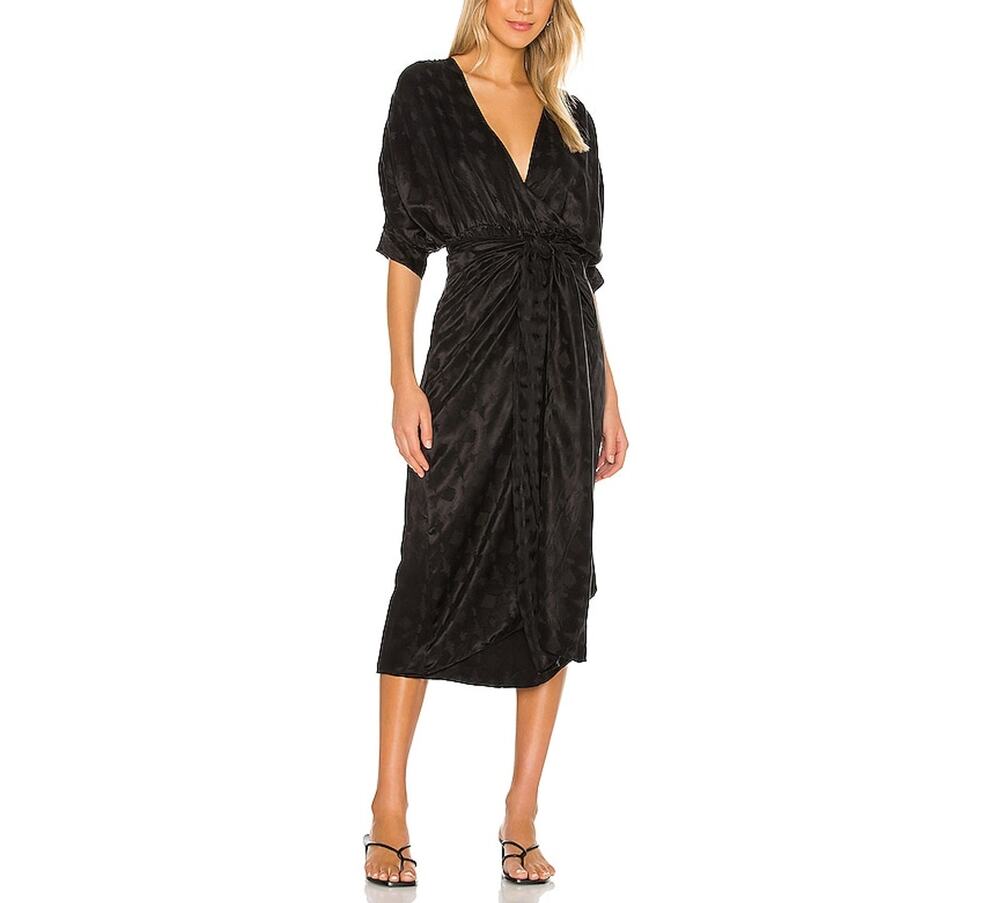 Callahan Jacquard Black Sami Dress Size XS